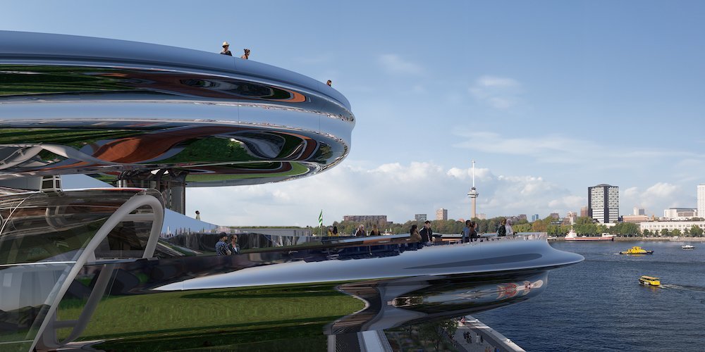 The Tornado at FENIX. Artist impression. Designed by MAD Architects. Image Proloog.tv.