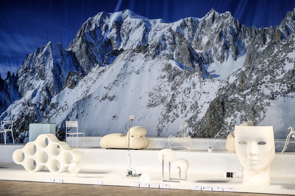 All White design exhibition by Giulio Cappellini and Giulio Iacchetti at Courmayeur Design Week End 2025 - Photo by Giacomo Buzio.