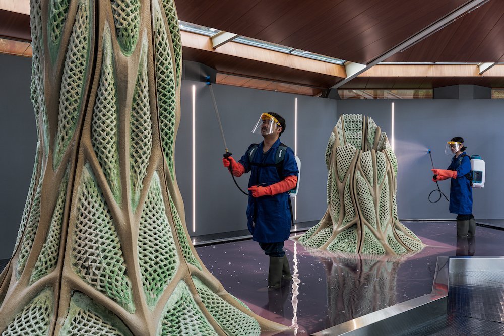 'Picoplanktonics' exhibition at Canada Pavilion, 2025 Venice Architecture Biennale - Photo by Valentina Mori.