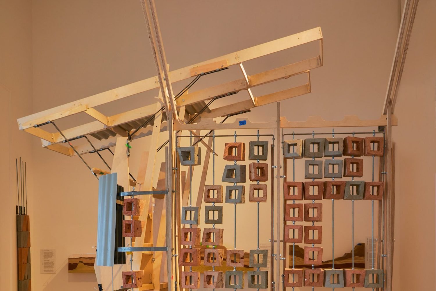 Objects of Repair exhibition by Palestine Regeneration Team at the British Pavilion at Venice Architecture Biennale - Image by Chris Lane, courtesy of The British Council.