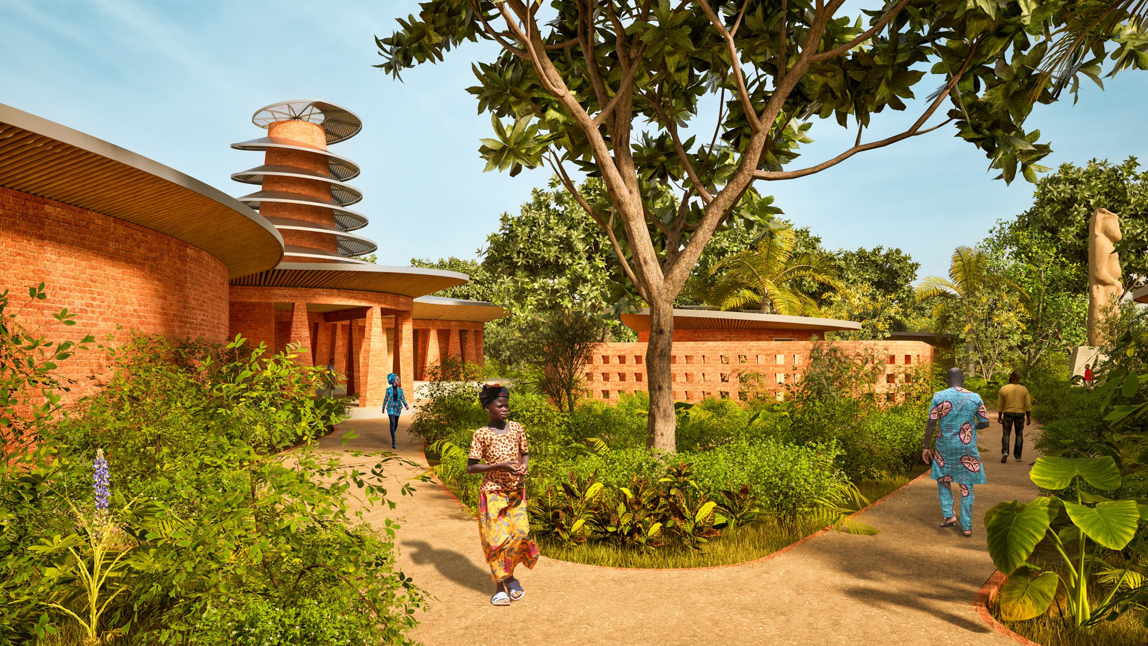 Centre des Cultures et Spiritualités Ewés by Kéré Architecture - Visual by Kéré Architecture.