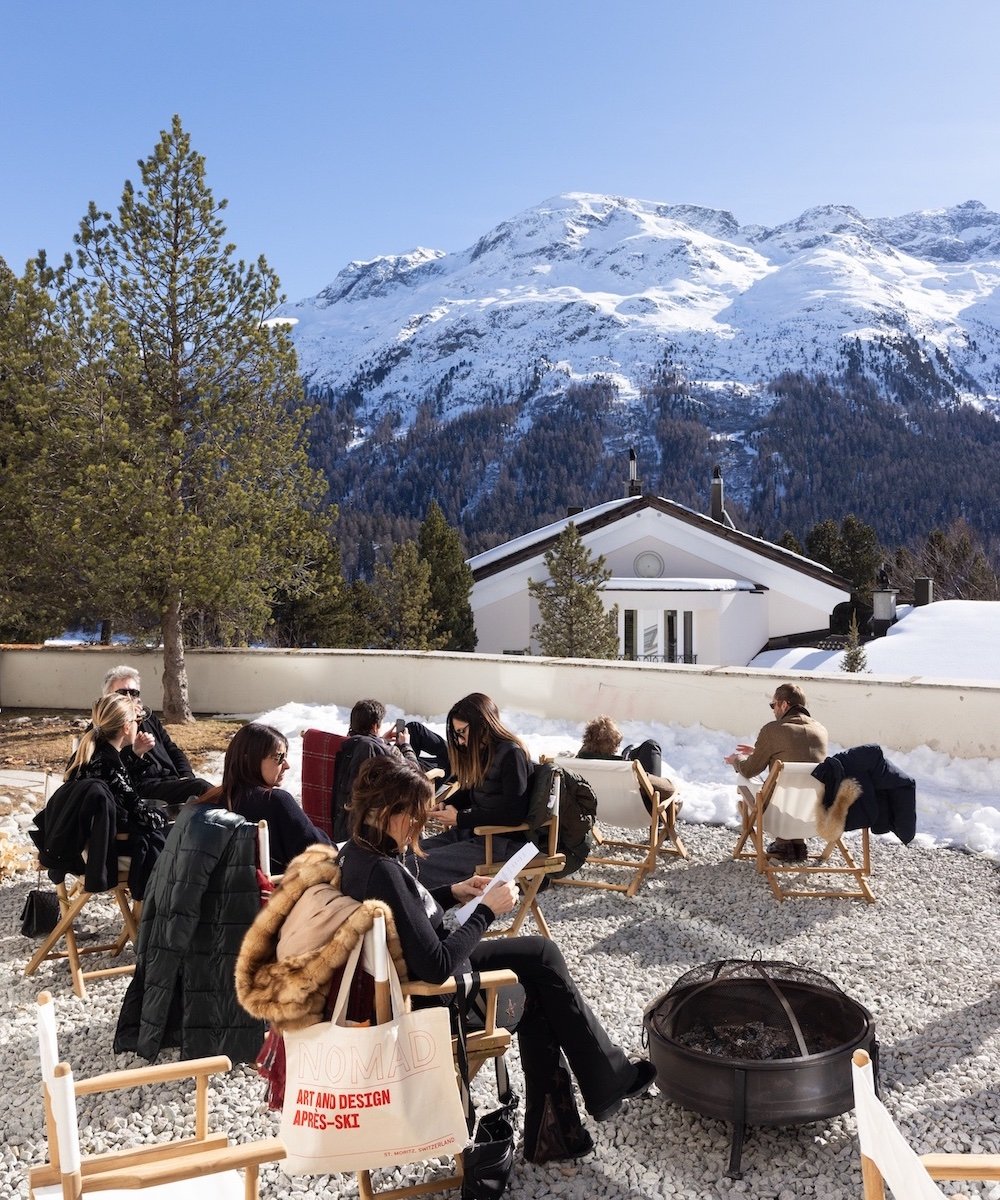 NOMAD Alpine Bistro by Silo designed by Francesca Neri Antonello at NOMAD St. Moritz 2026 - Photo by Ivan Erofeev.
