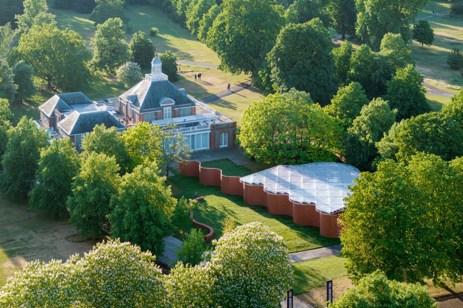 Serpentine Pavilion 2026 by LANZA Atelier - Photo by Iwan Baan, © LANZA Atelier. Courtesy of Serpentine.