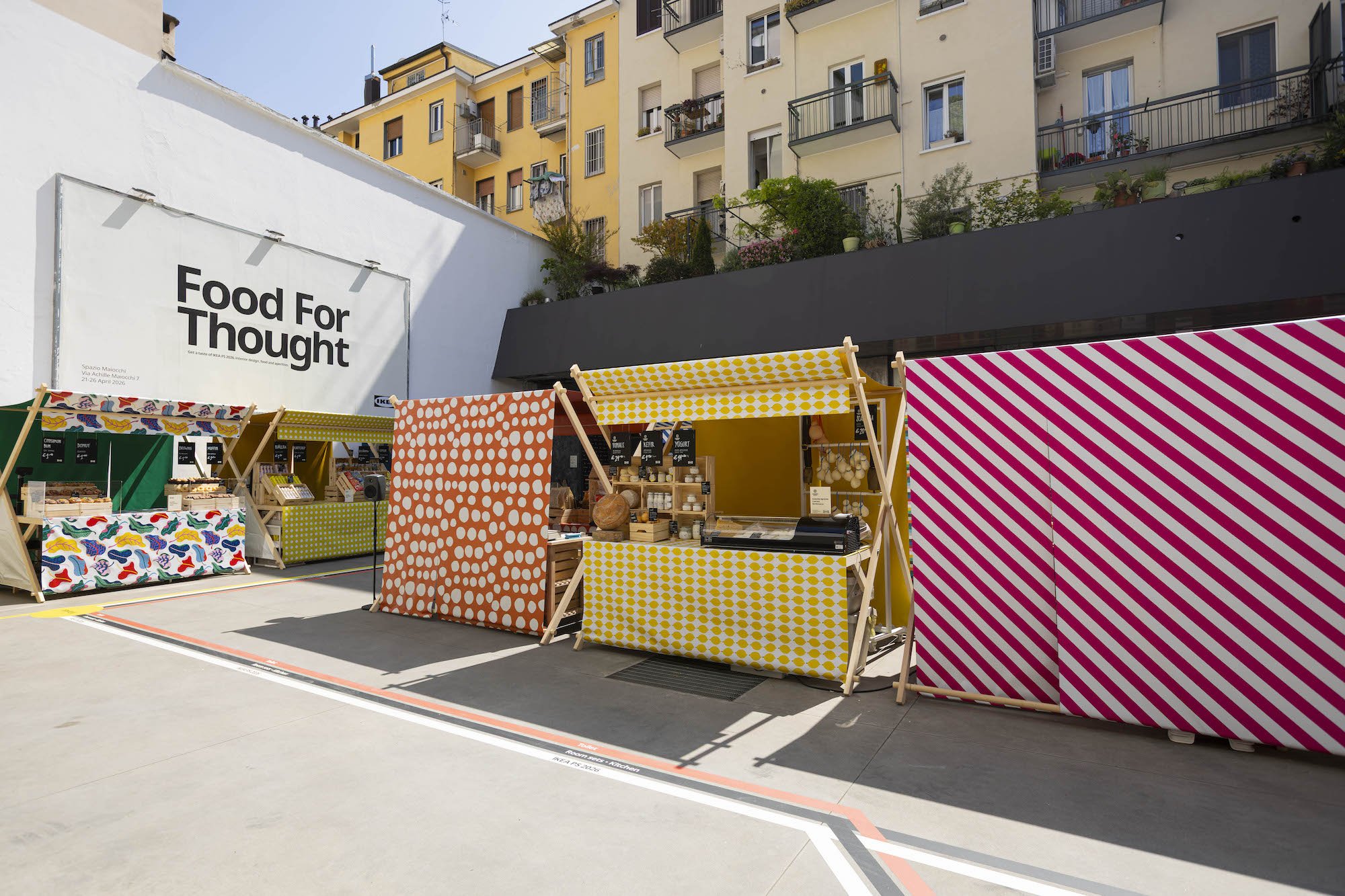 IKEA's Swedish market at IKEA's Food for Thought exhibition in Milan - Courtesy of IKEA.
