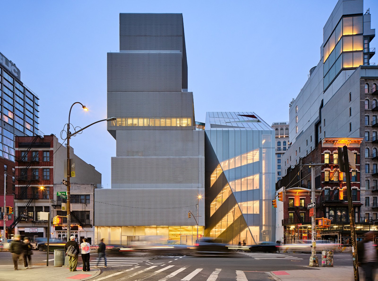 NYC's New Museum by OMA - Photo by Jason Keen.