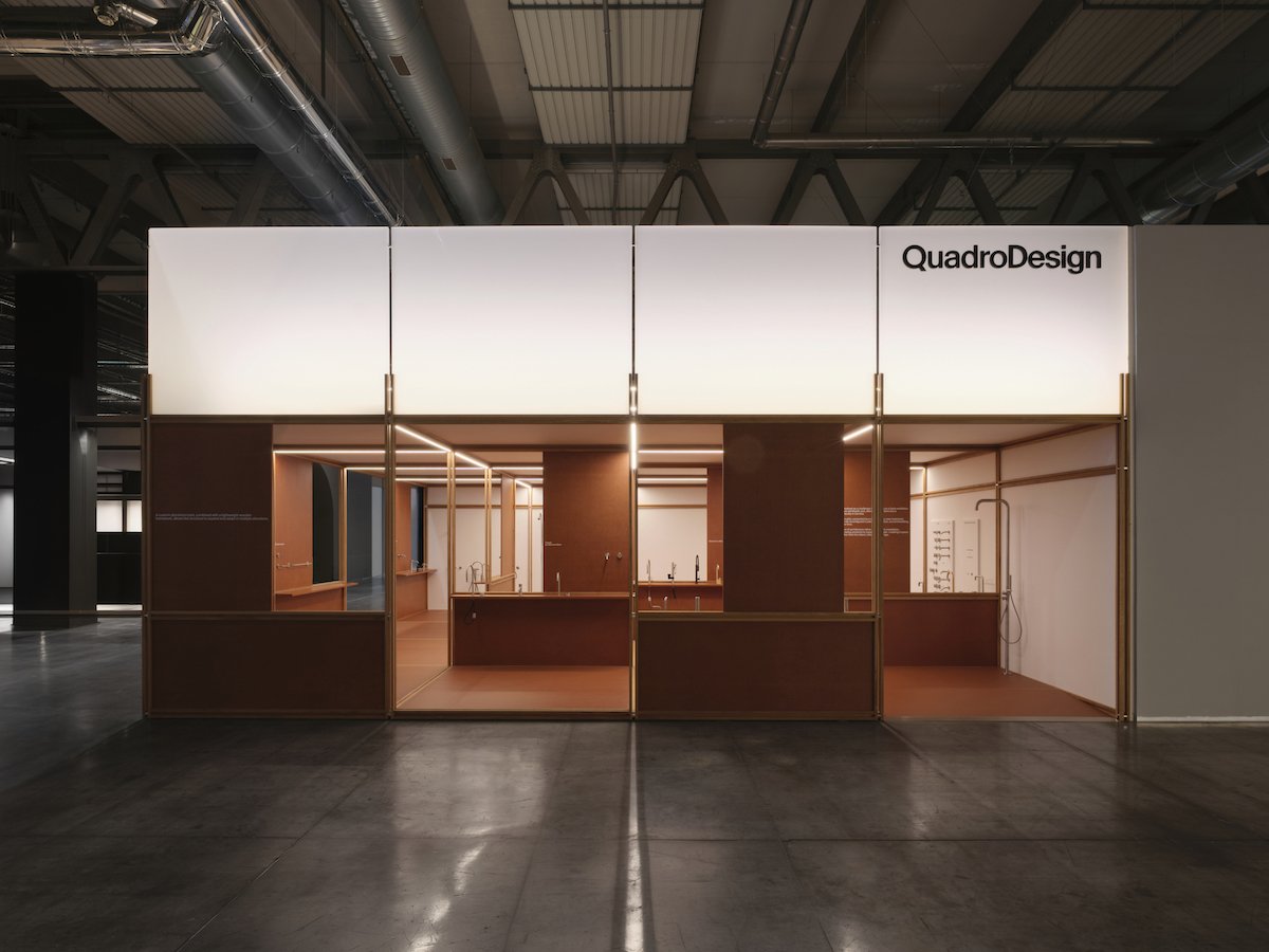 QuadroDesign booth at Salone del Mobile 2025 - Photo by Luca A. Caizzi.