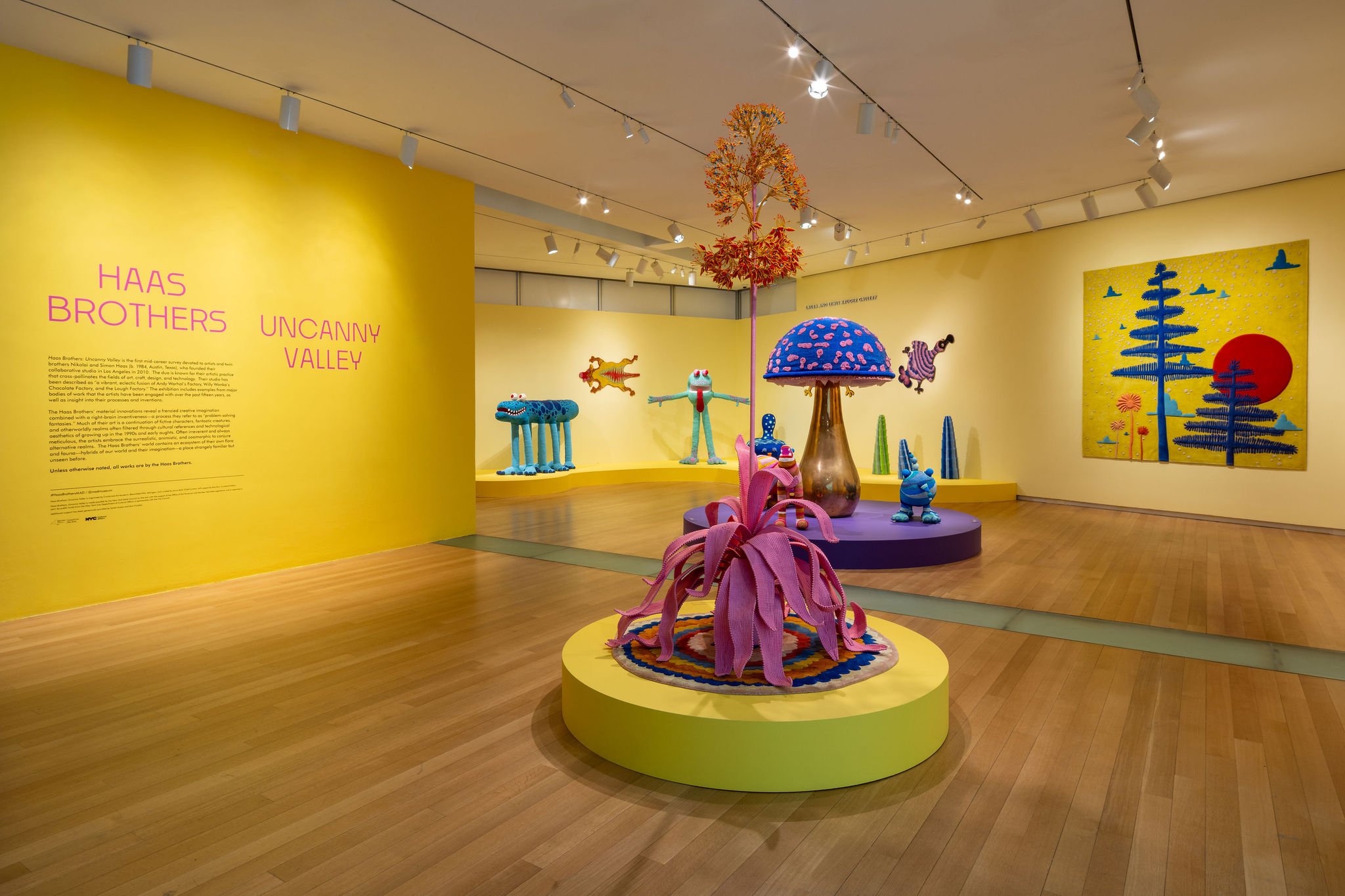 The Haas Brothers' Uncanny Valley exhibition at NYC's Museum of Arts and Design - Photo by Jenna Bascom, courtesy of MAD Museum.